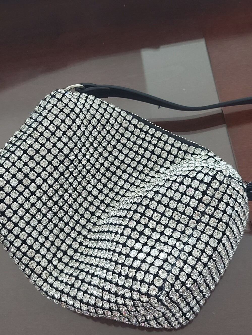 Silver Rhinestone Purse - Picture 4 of 9